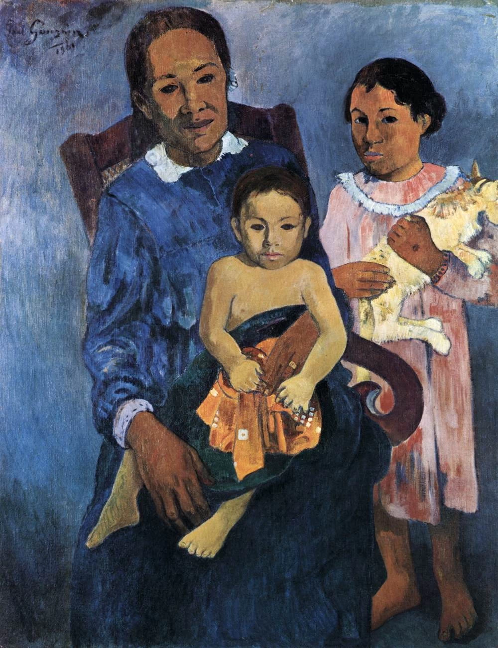 Donna con due bambini - Art Institute, Chicago